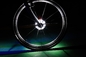 Neon Yanıp Sönen LED Bisiklet Konuştu Işık Glow 18mm 3D